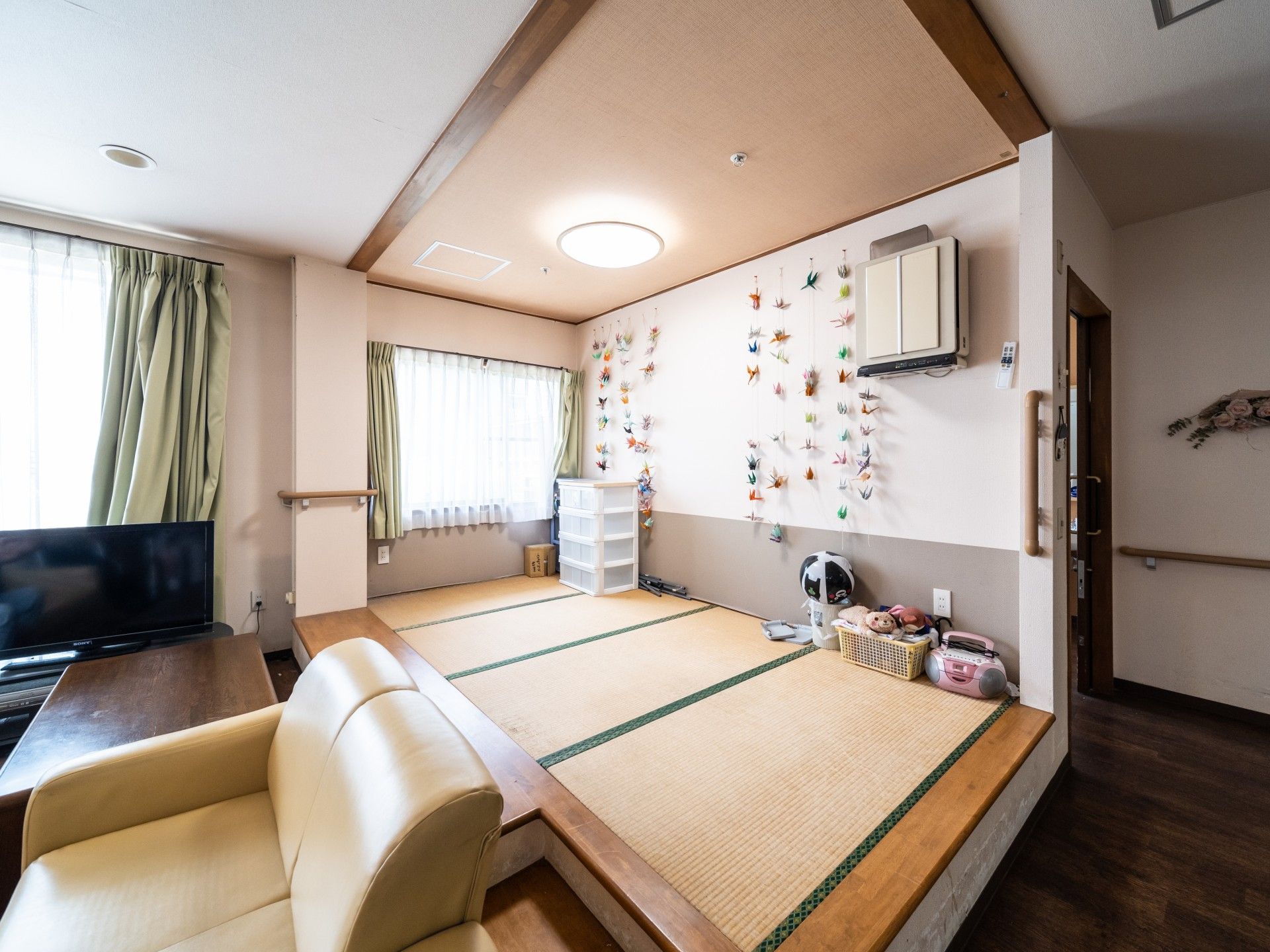施設内にある和室