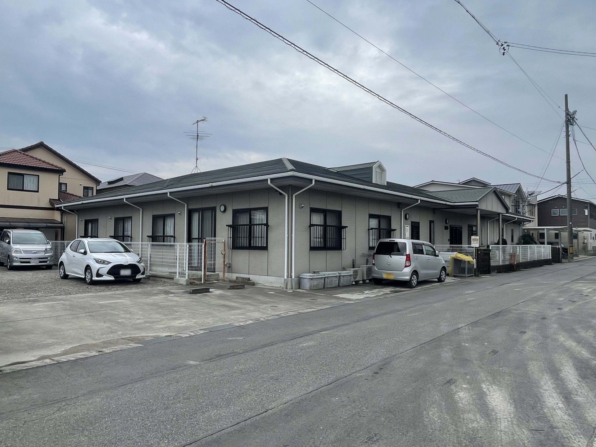 ゆったりとした住宅風景