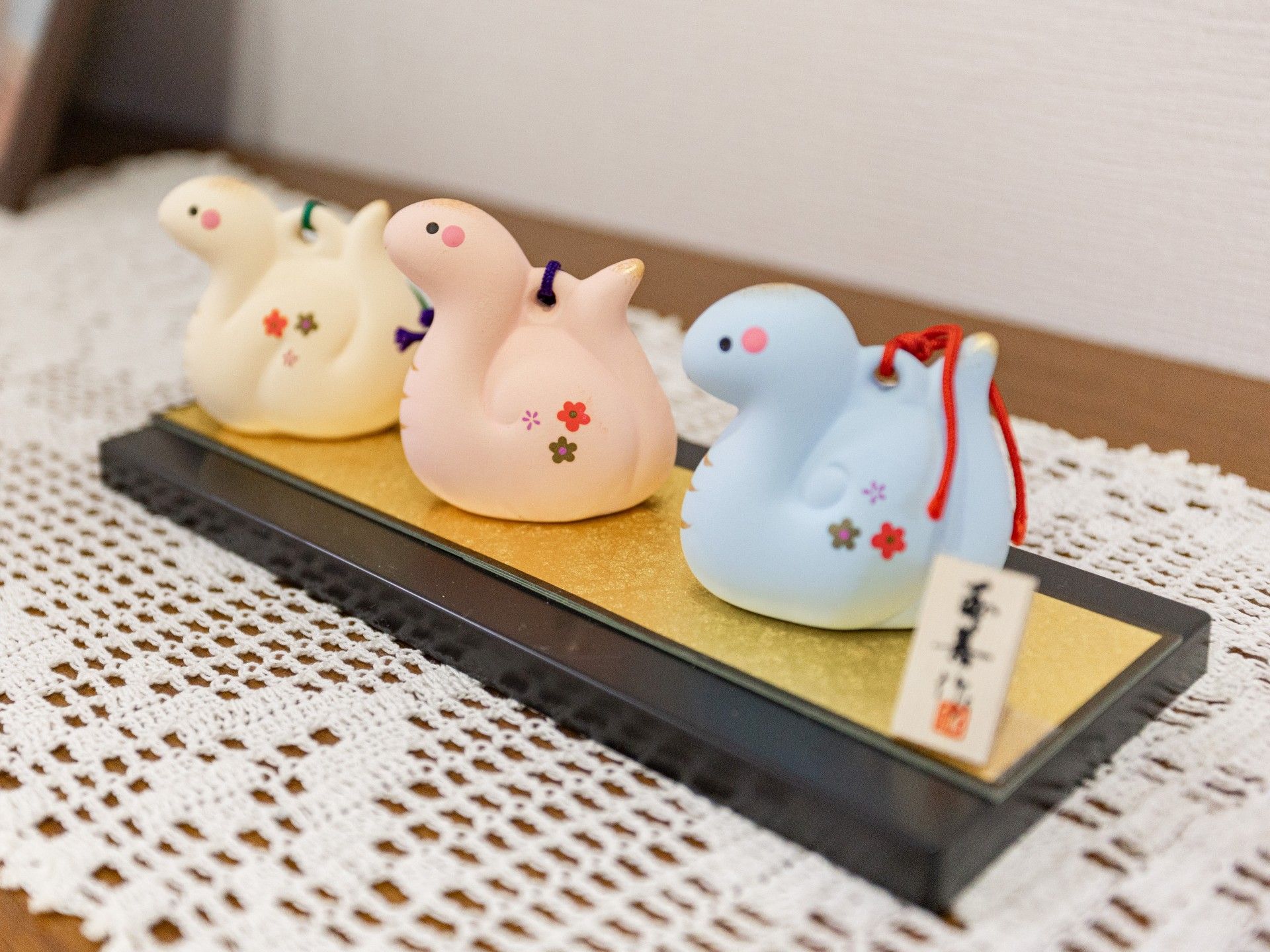 かわいい置物の棚