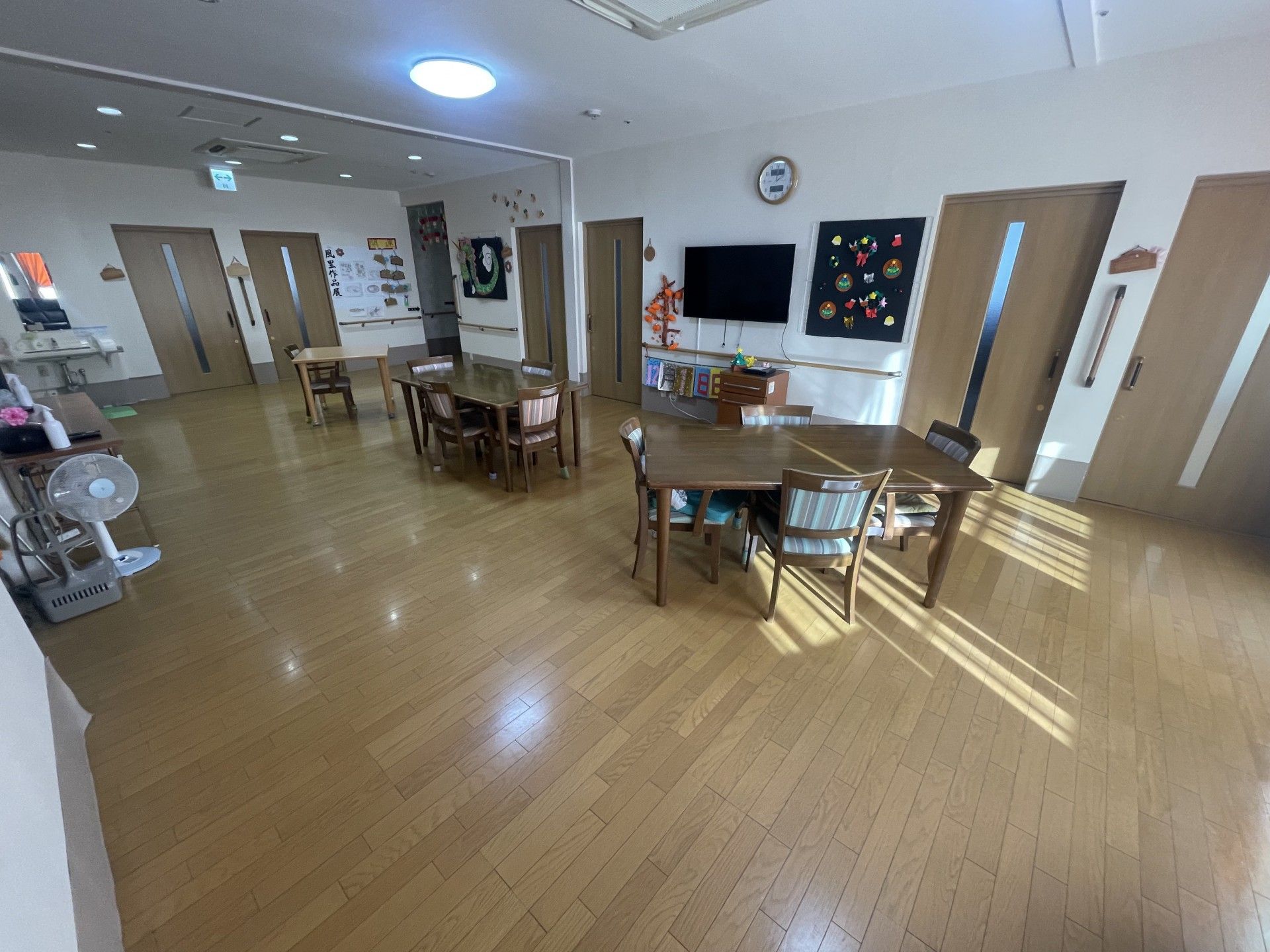 広々とした共有スペース