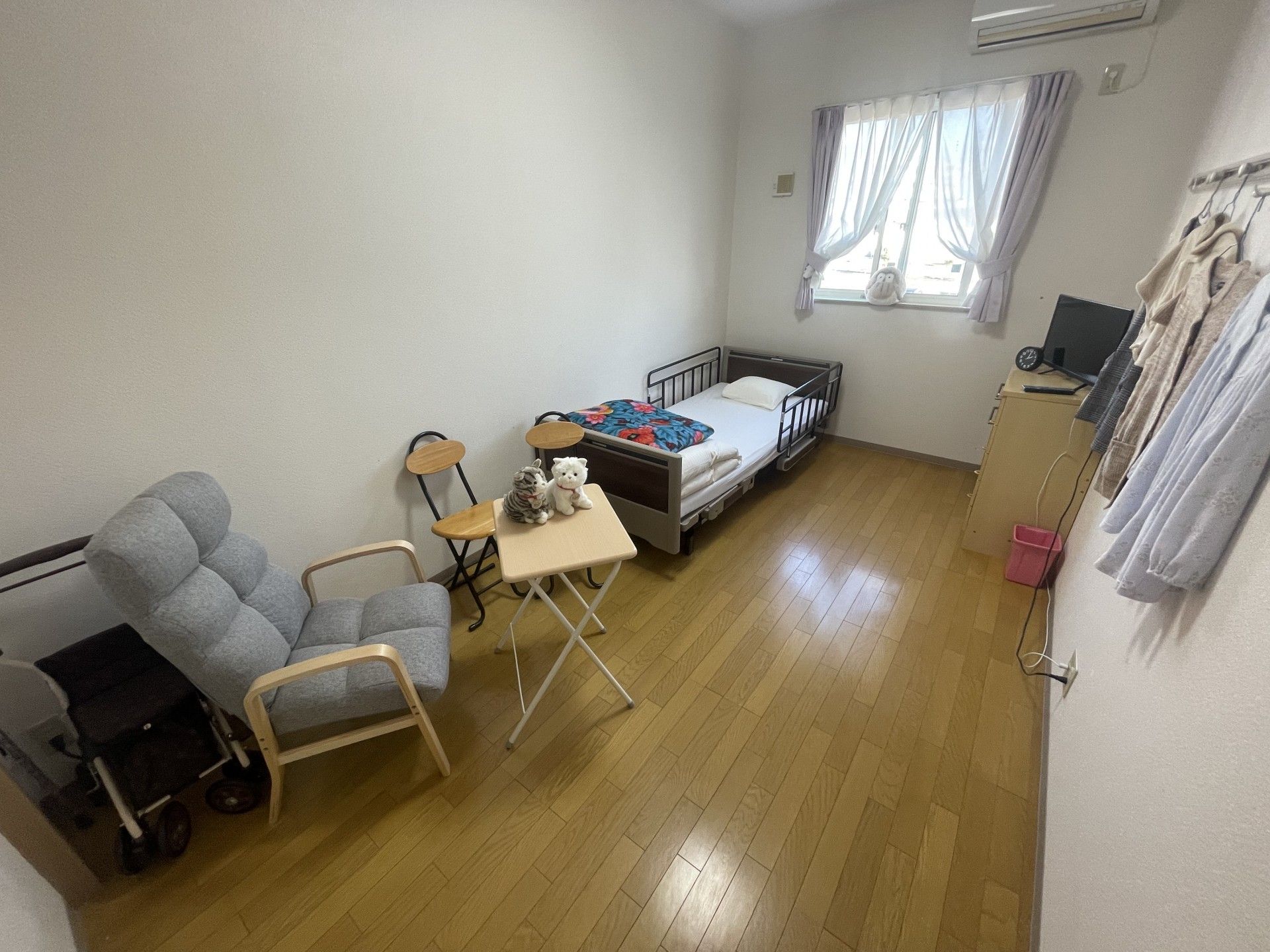 落ち着いた個室の様子