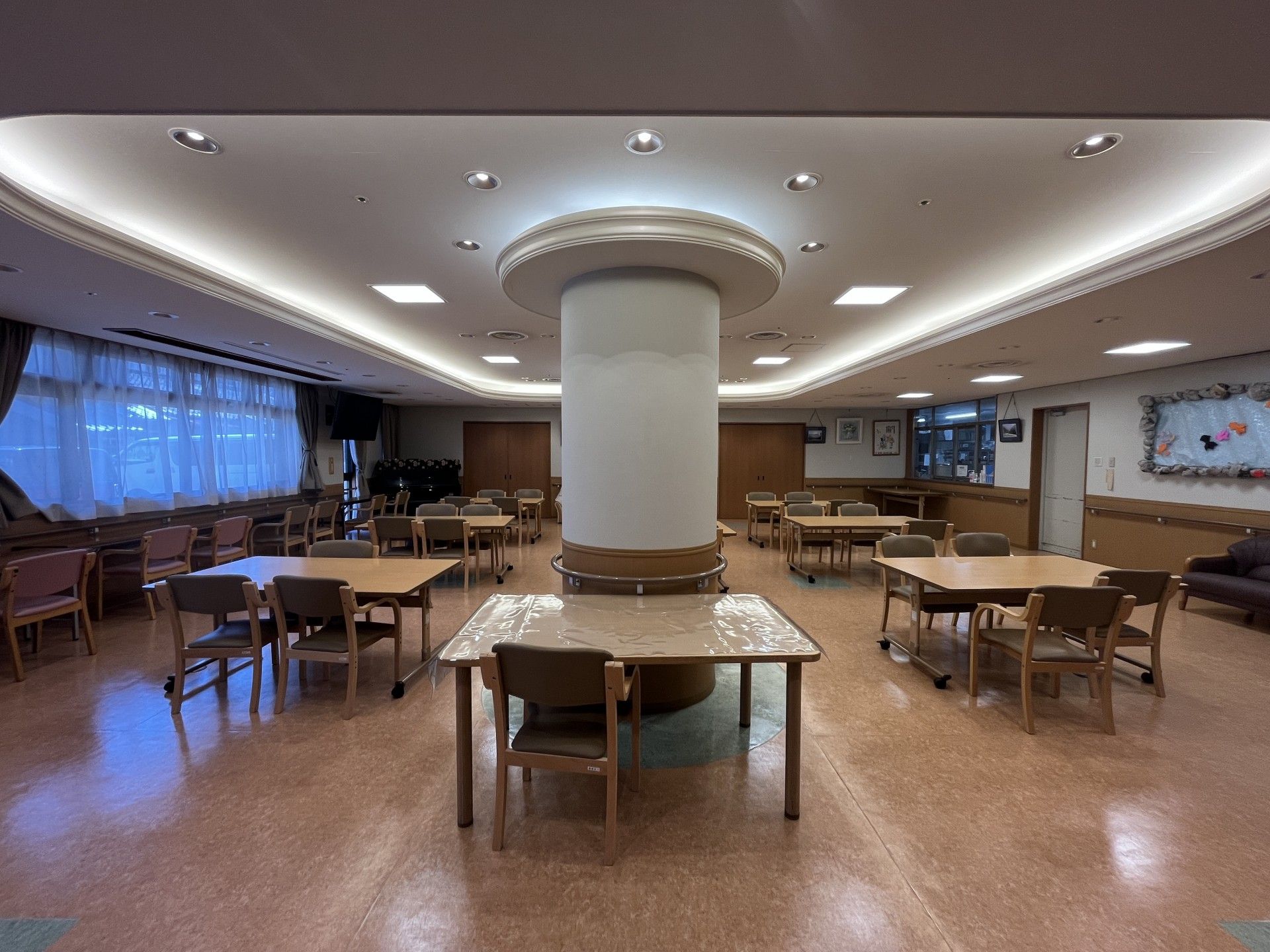 広々とした共有スペース