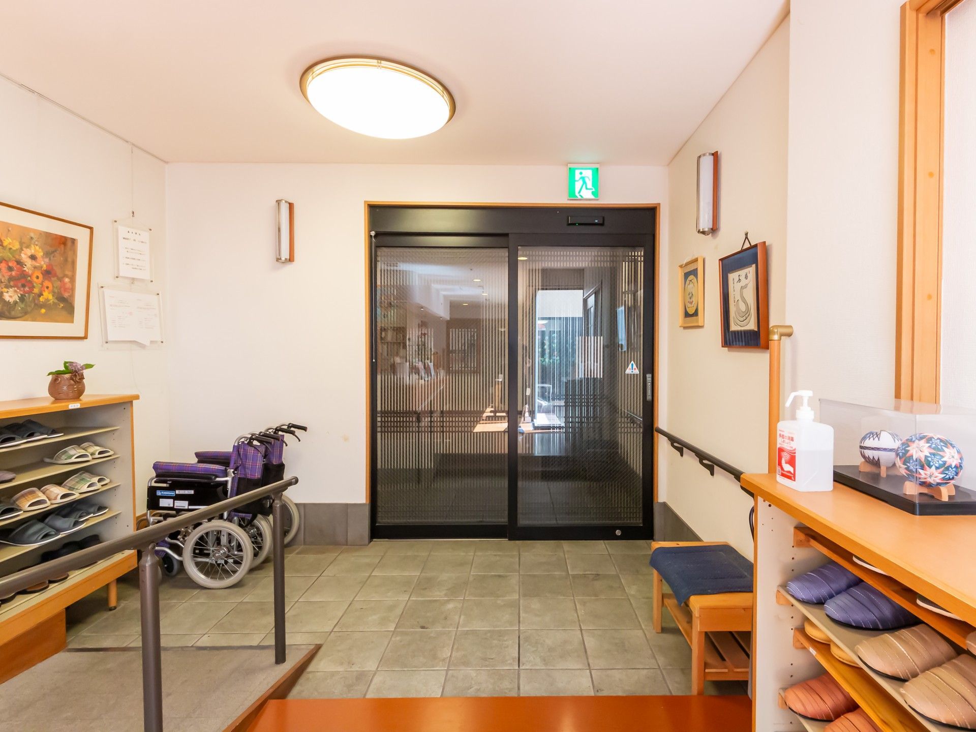 出入口付近の様子