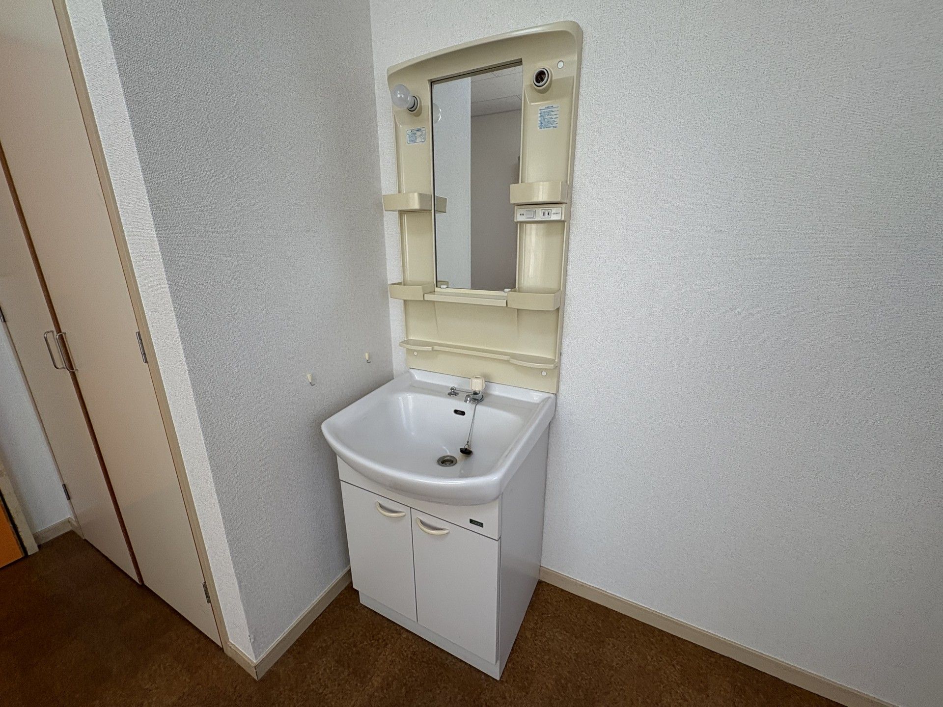 洗面台のある一角