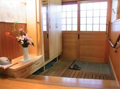 和風の落ち着いた玄関