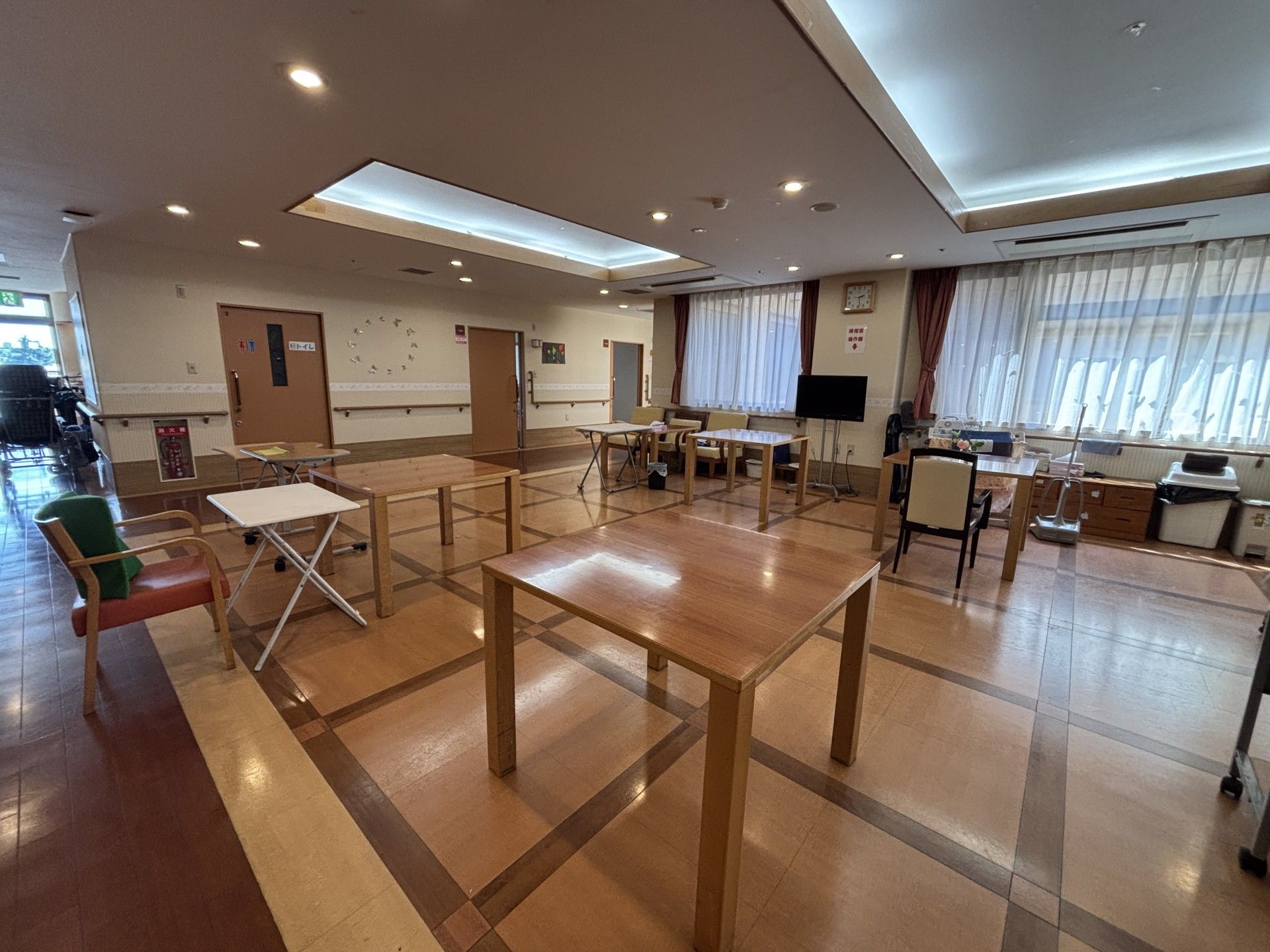 広々とした共有スペース