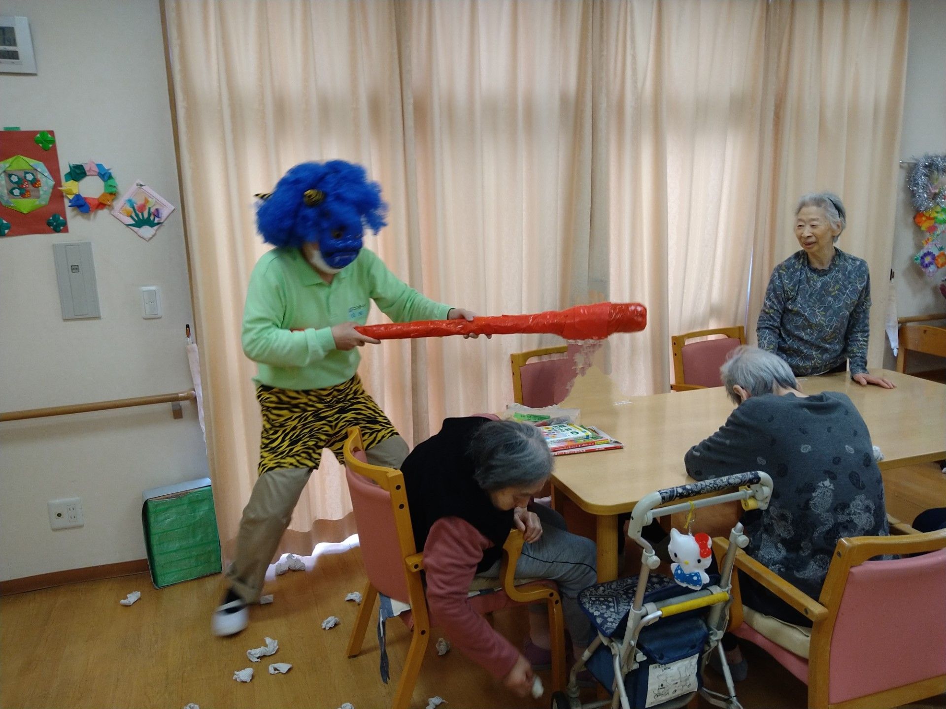 楽しいレクリエーションの様子