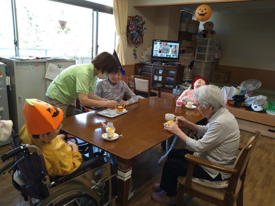 共有スペースでのひととき