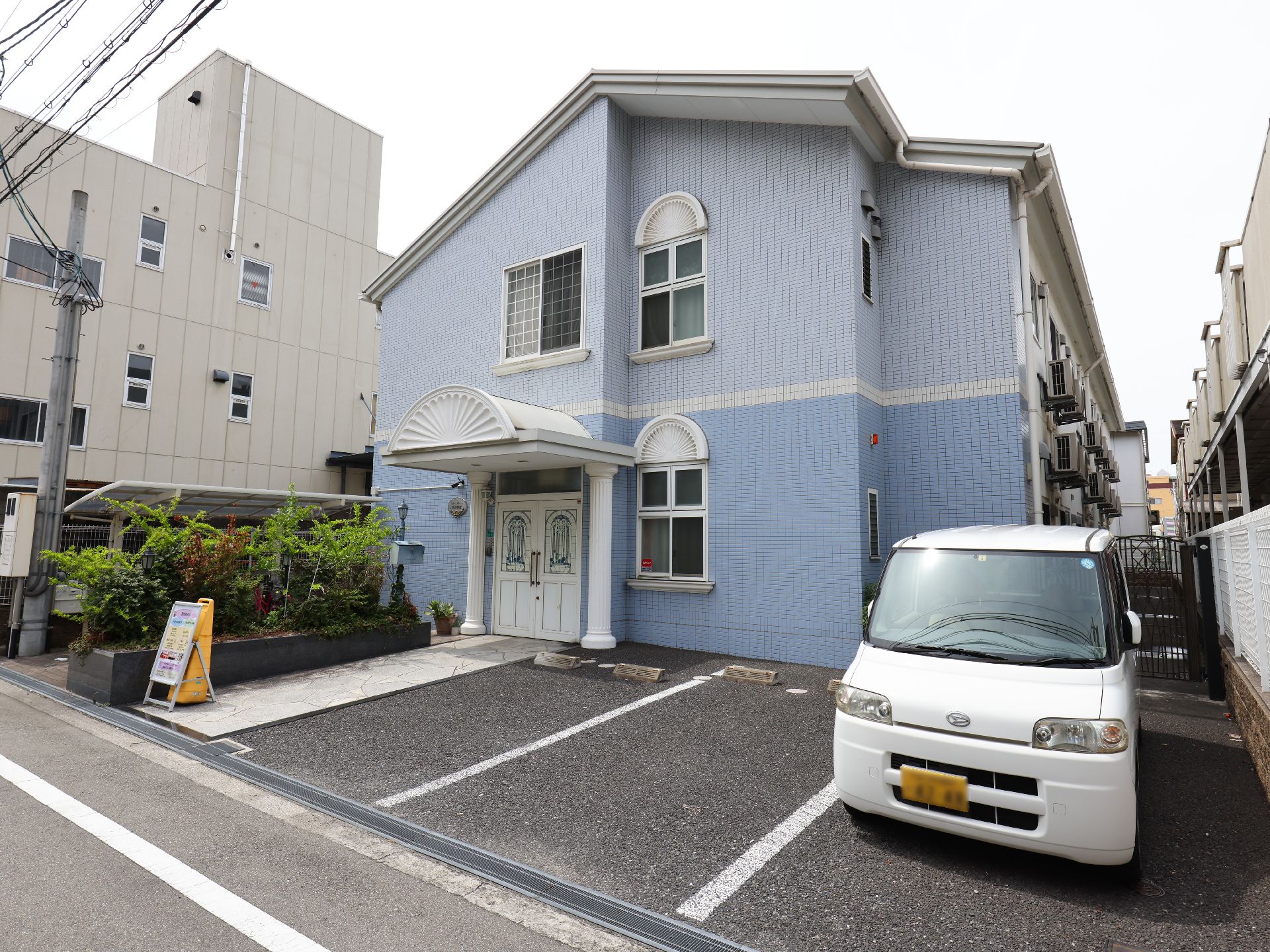 レクリエーションが豊富な施設外観
