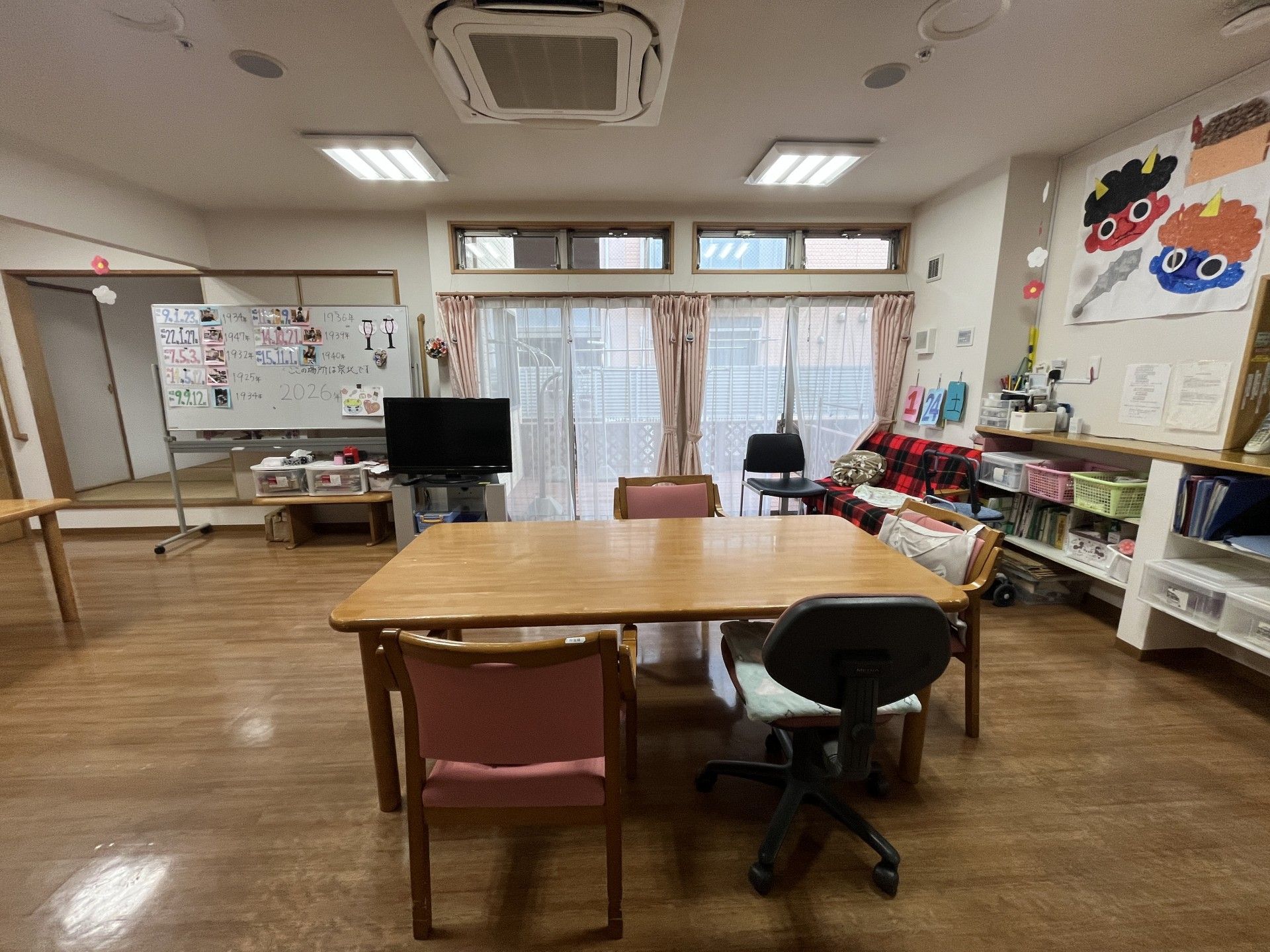 くつろぎの共有スペース
