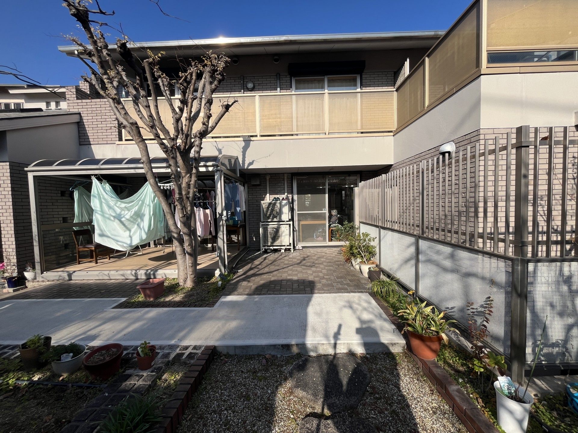 居心地の良い庭つき居室