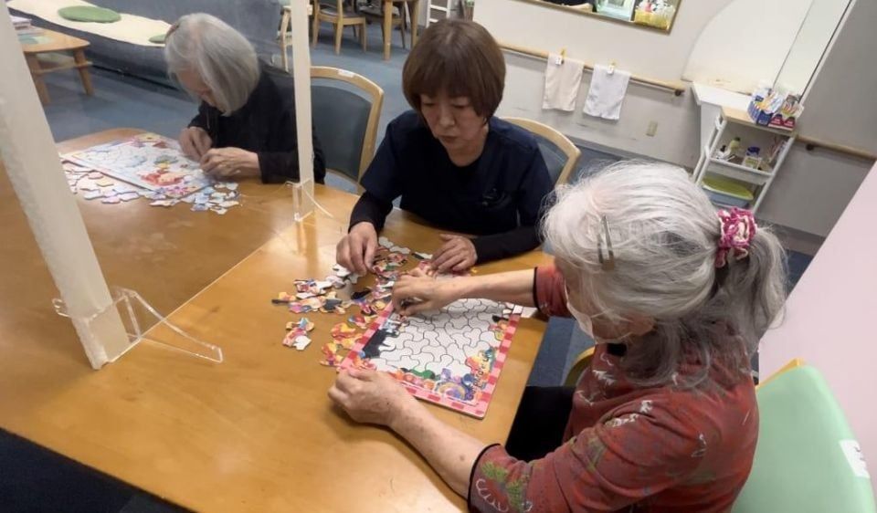 パズルを楽しむ活動室