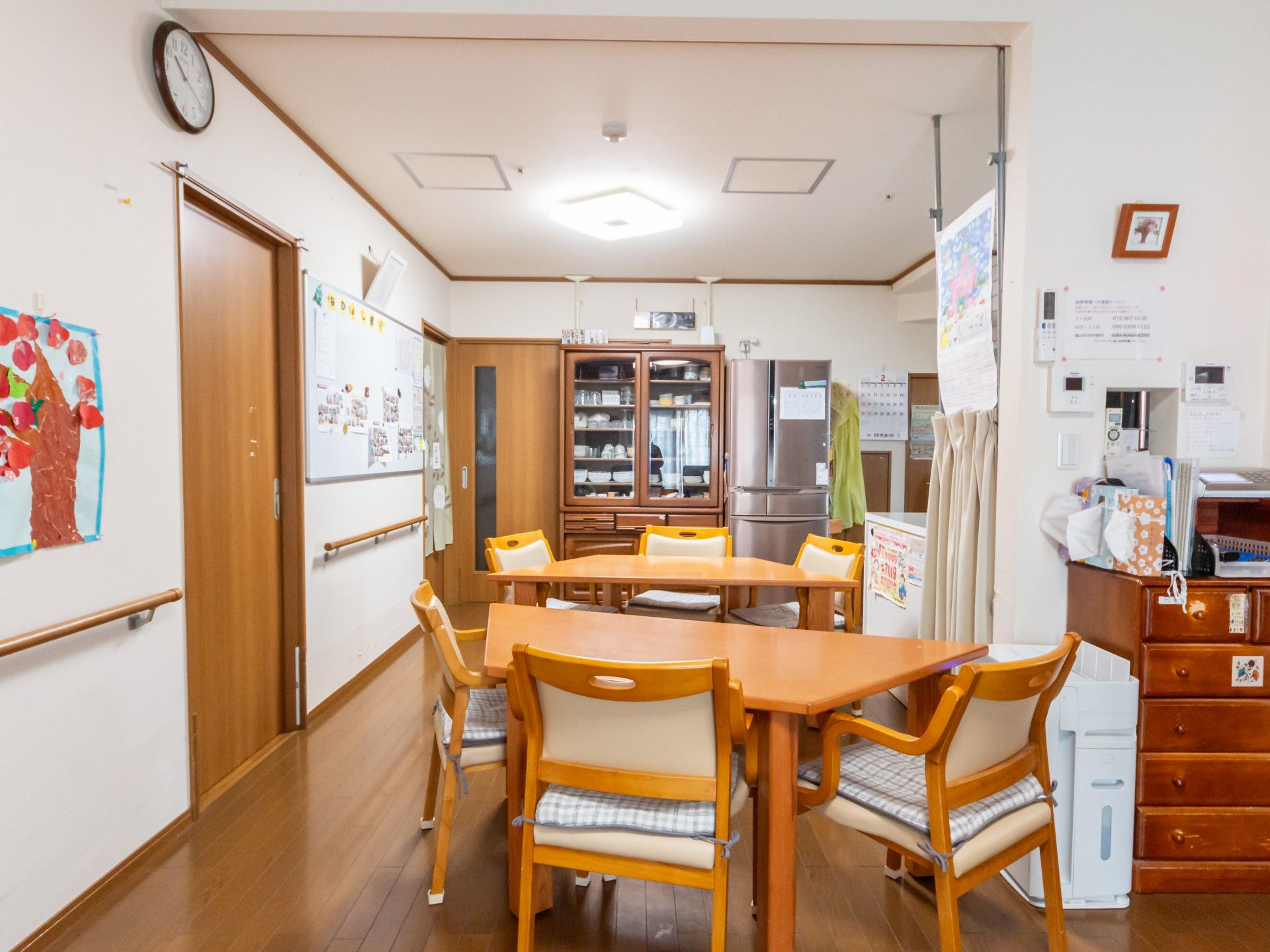 温かみのある共用スペース