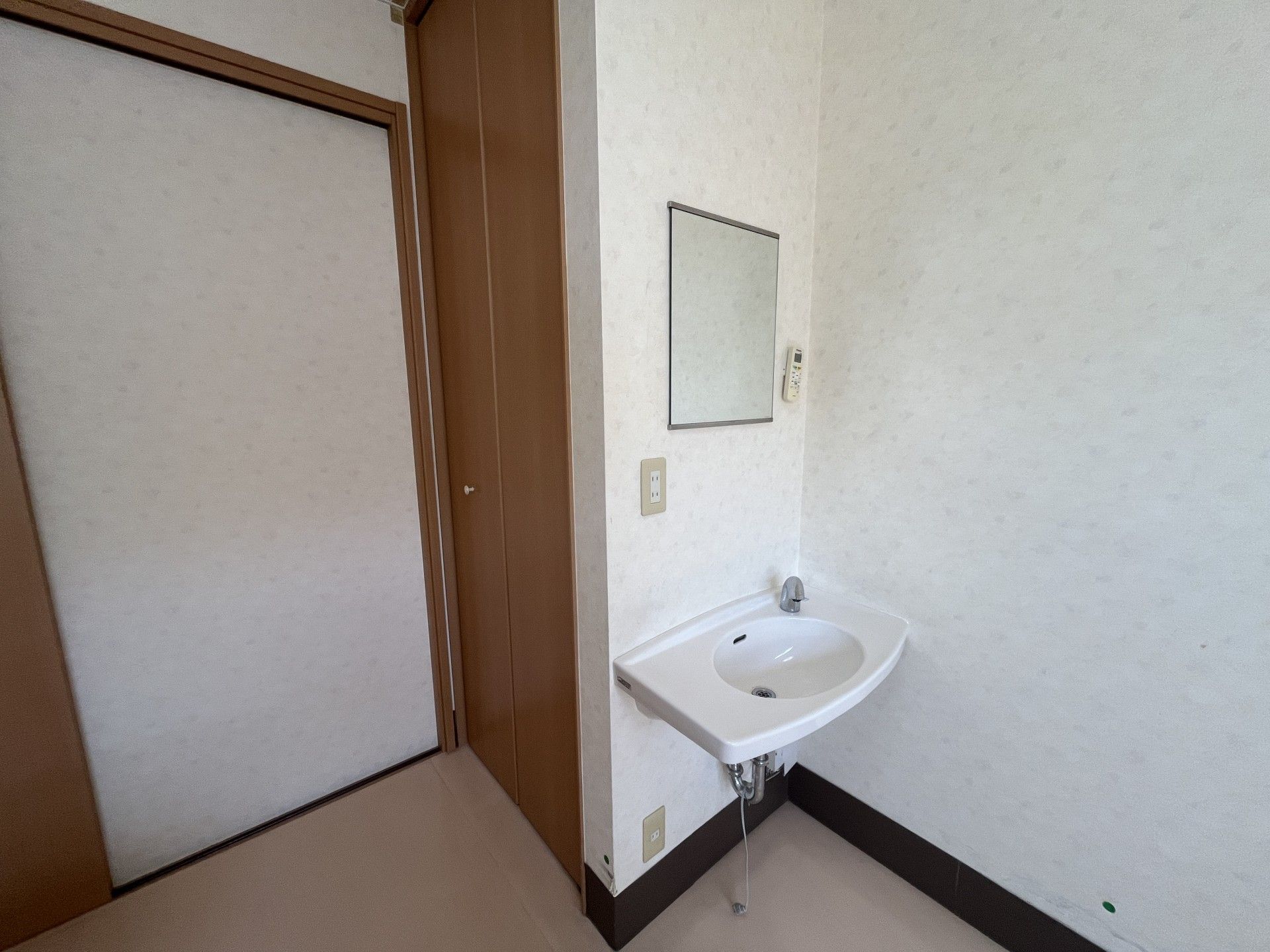 洗面台のある一角