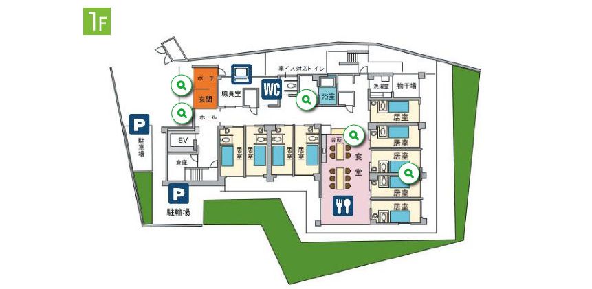 快適な居室配置図