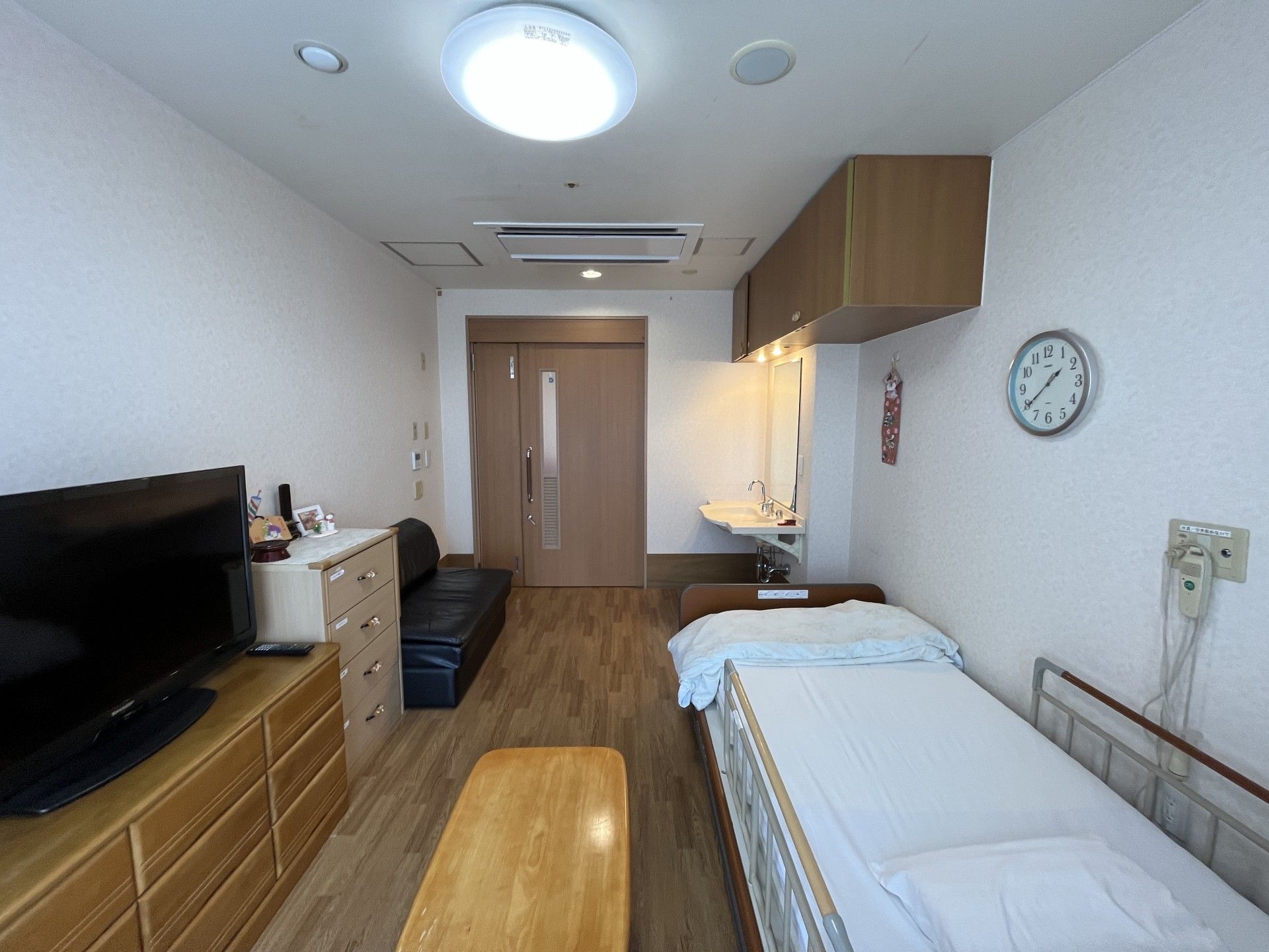 落ち着いた個室の様子