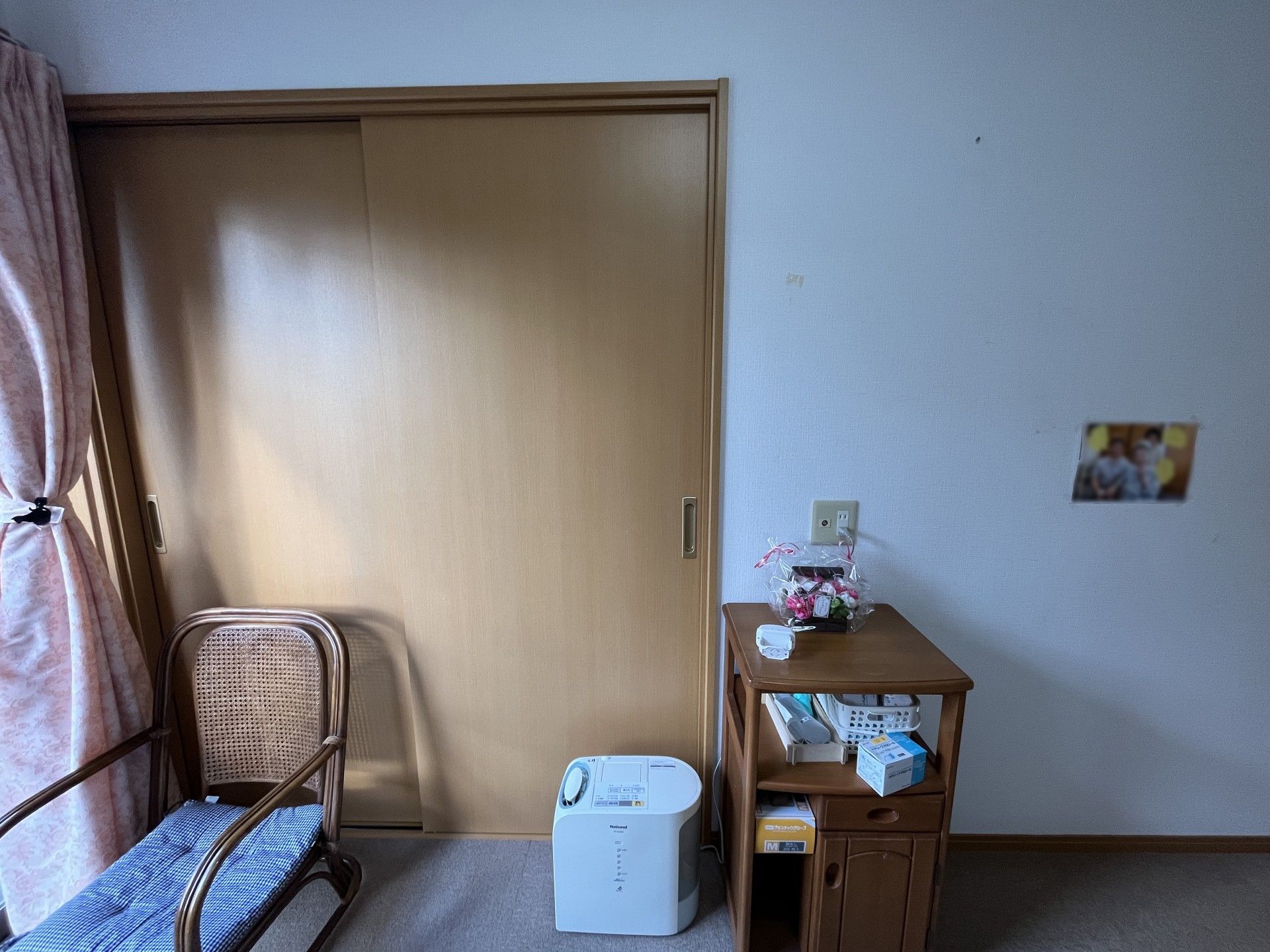 落ち着いた個室の一角