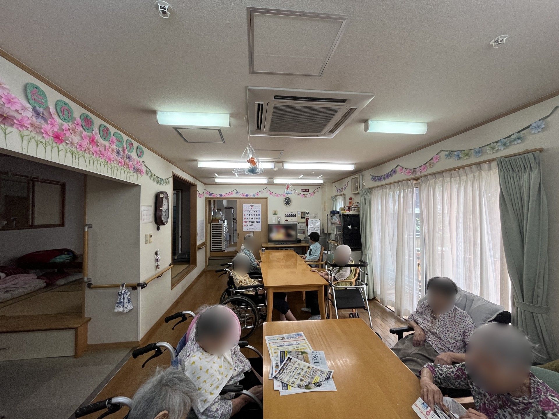 和やかな談話スペース