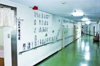 明るく清潔な廊下