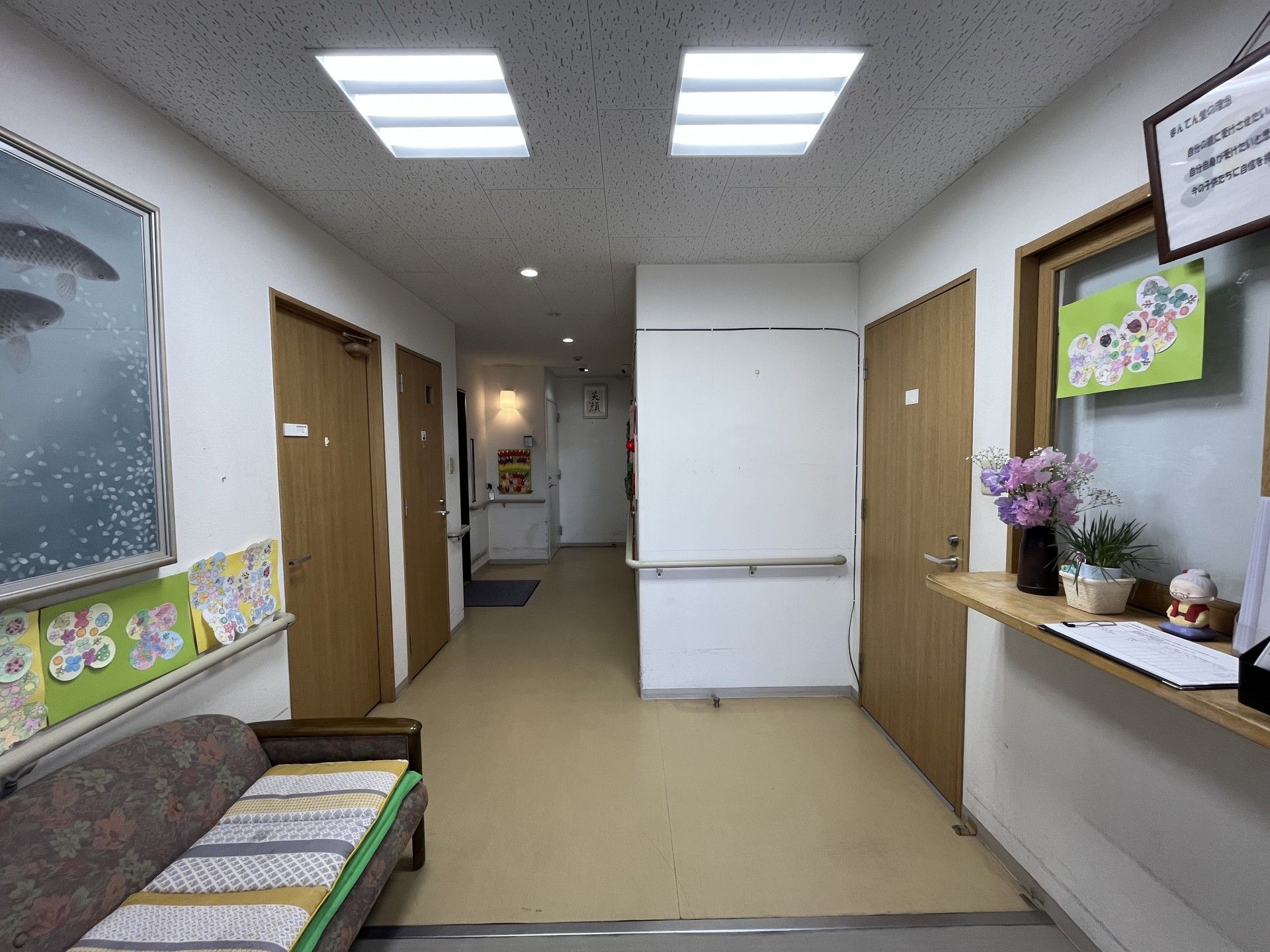 明るい廊下