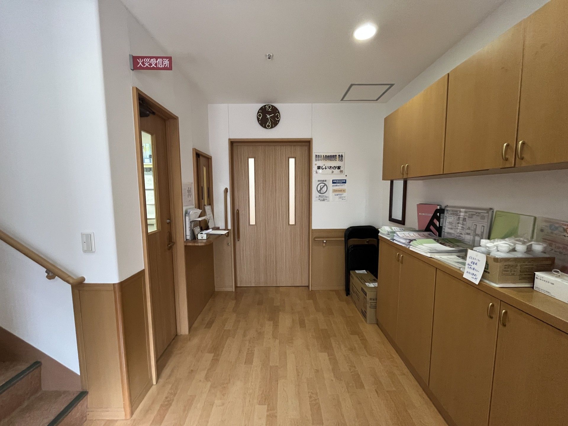 落ち着いた廊下の一角