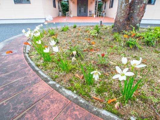 エントランス前