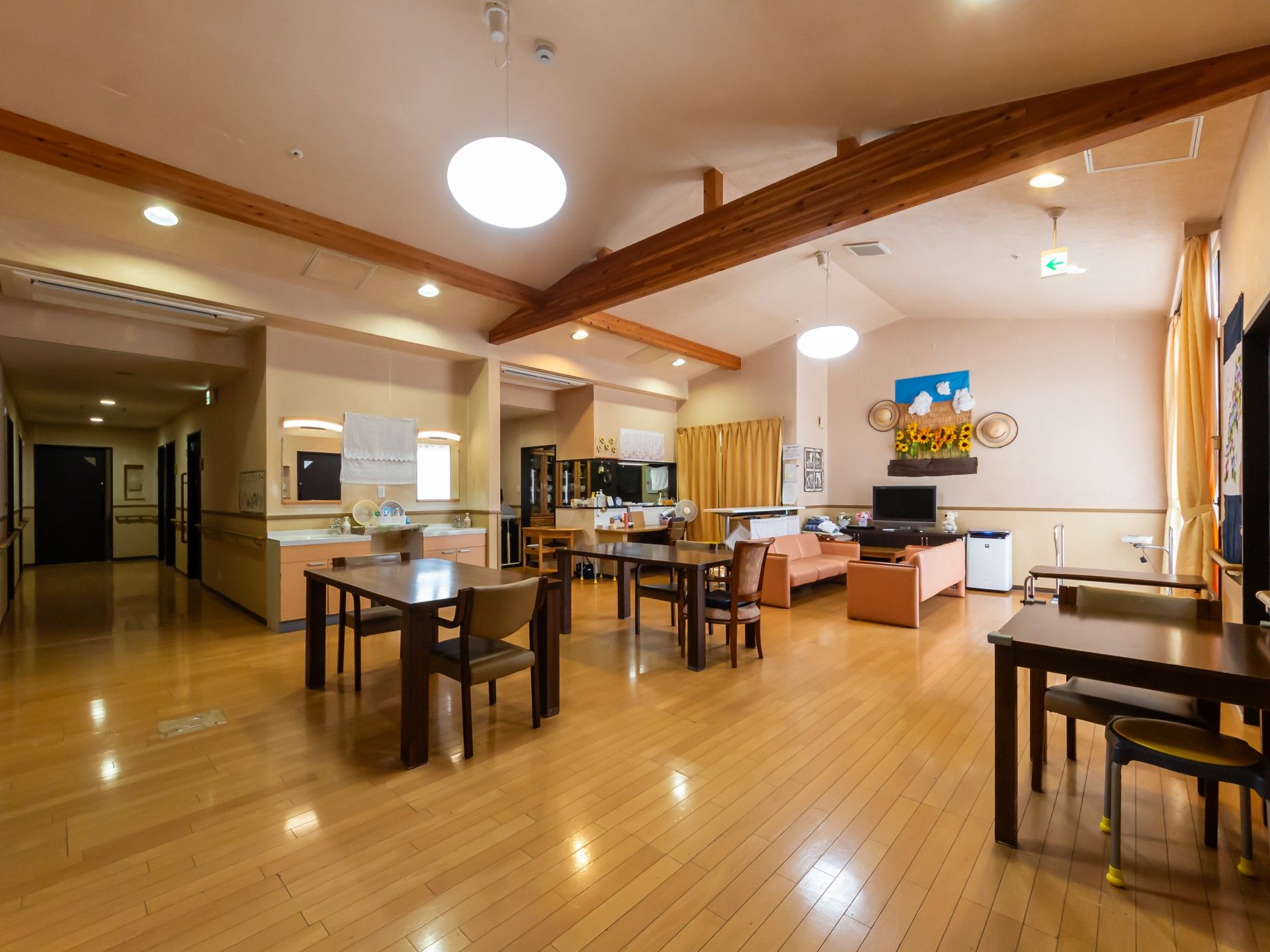 くつろぎの共有スペース