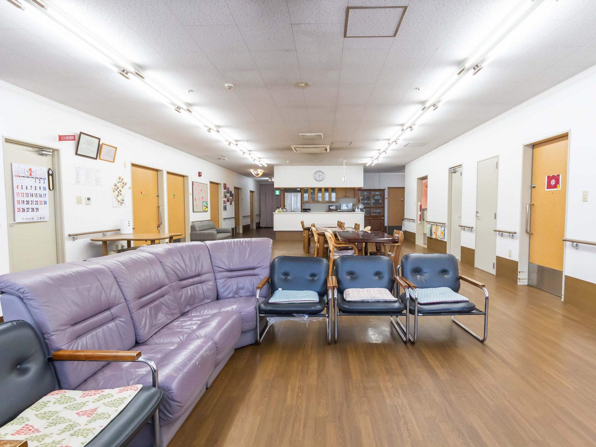 快適な共用ラウンジの風景