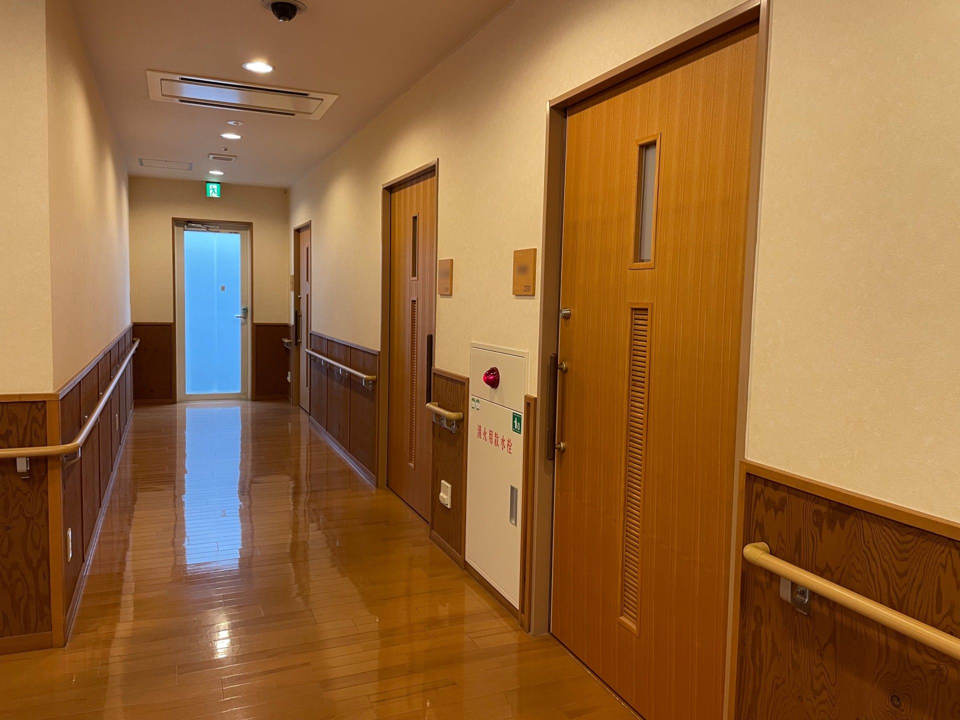 清潔感のある廊下