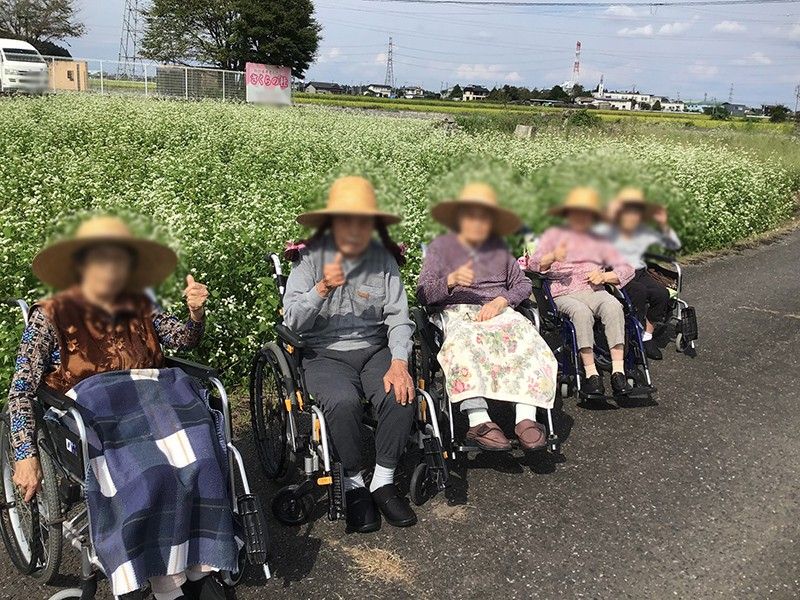 車椅子での外出風景