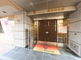 介護施設の屋根付き通路