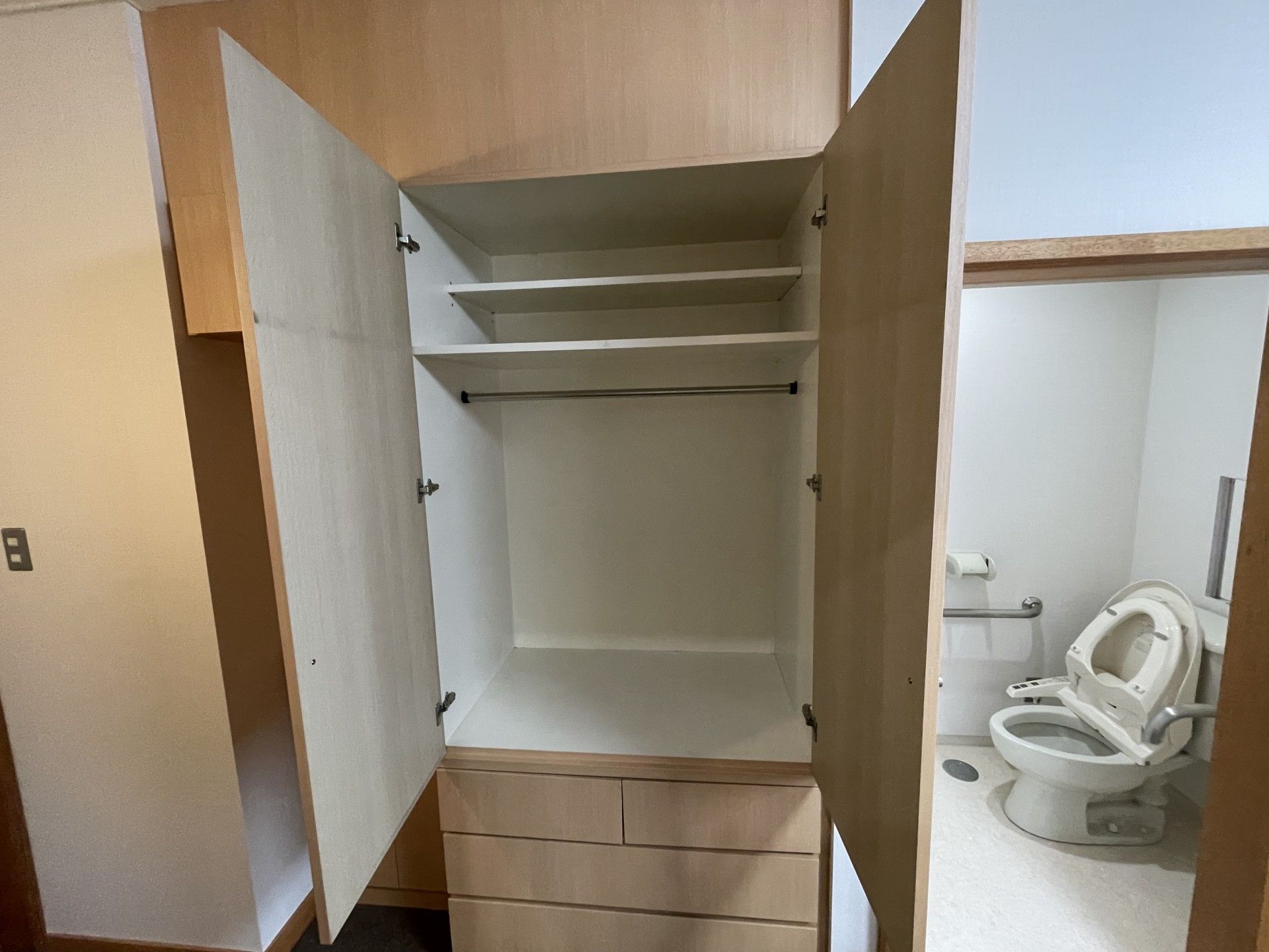 整理しやすい収納とトイレ