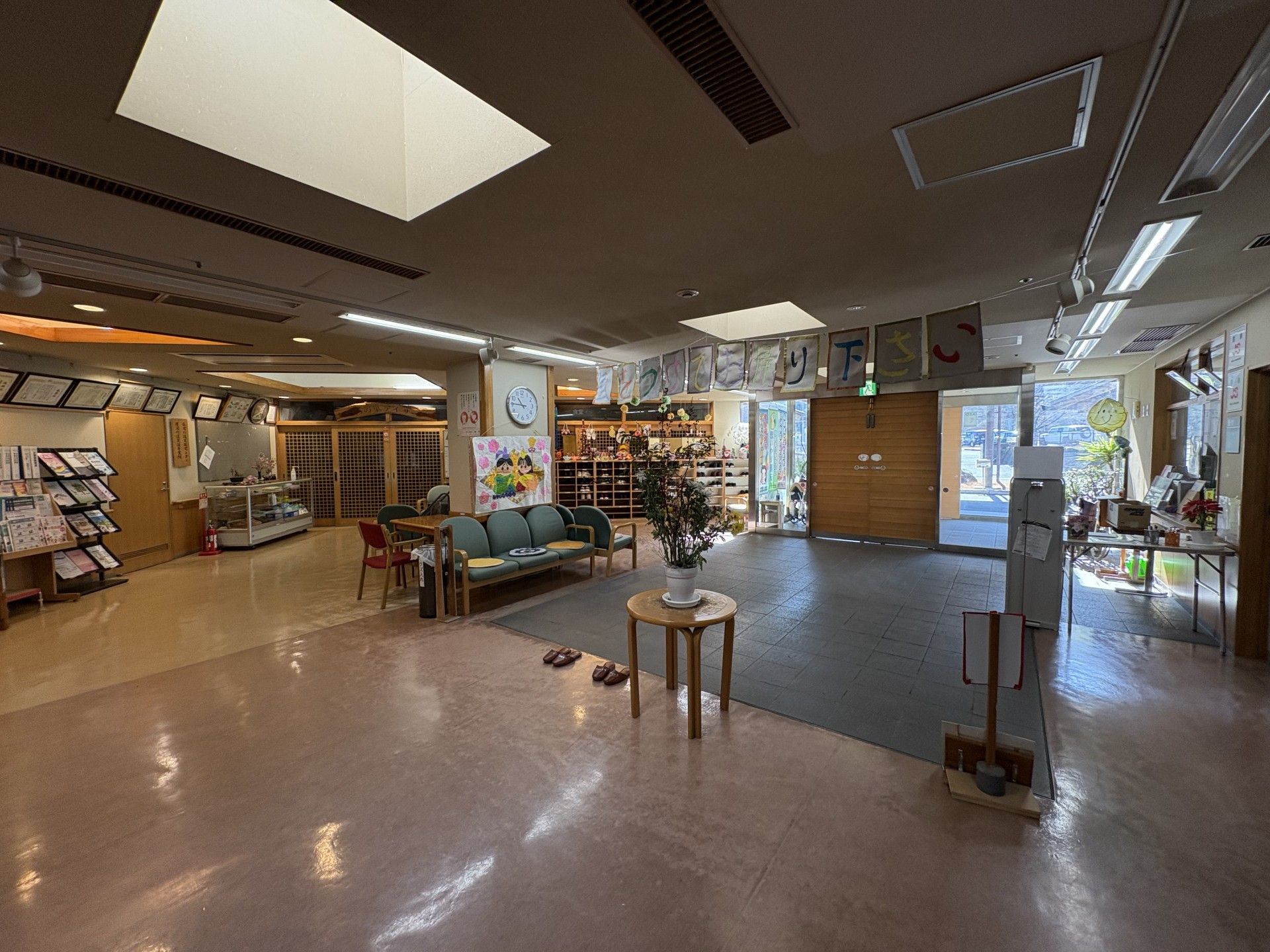 広々としたエントランス