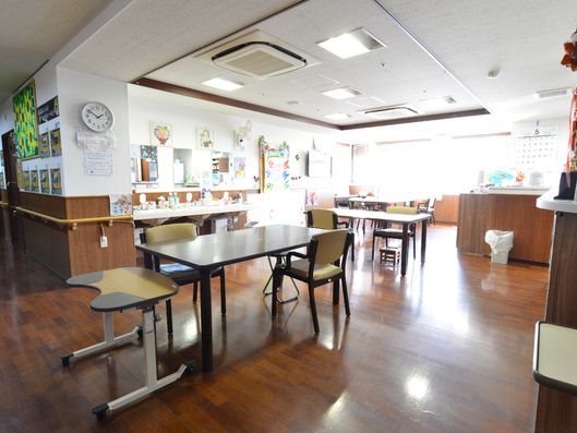 会話を楽しめる共有スペース