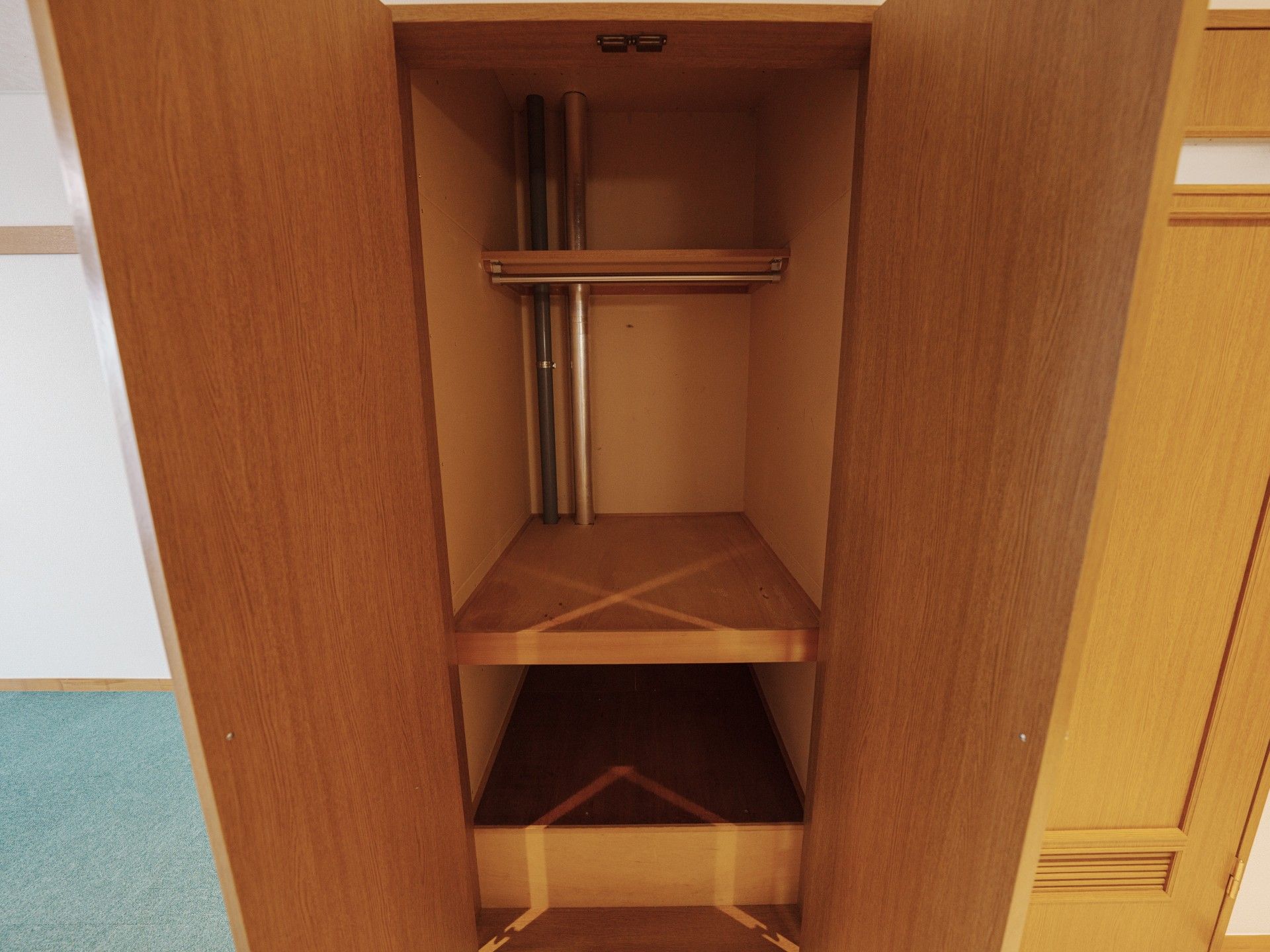 収納スペースの内部