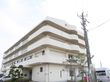 周囲に高い建物がなく、５階建ての白い外壁の施設は目にとまりやすい。初めてお越しいただくご家族様や来訪者様にも分かりやすい。