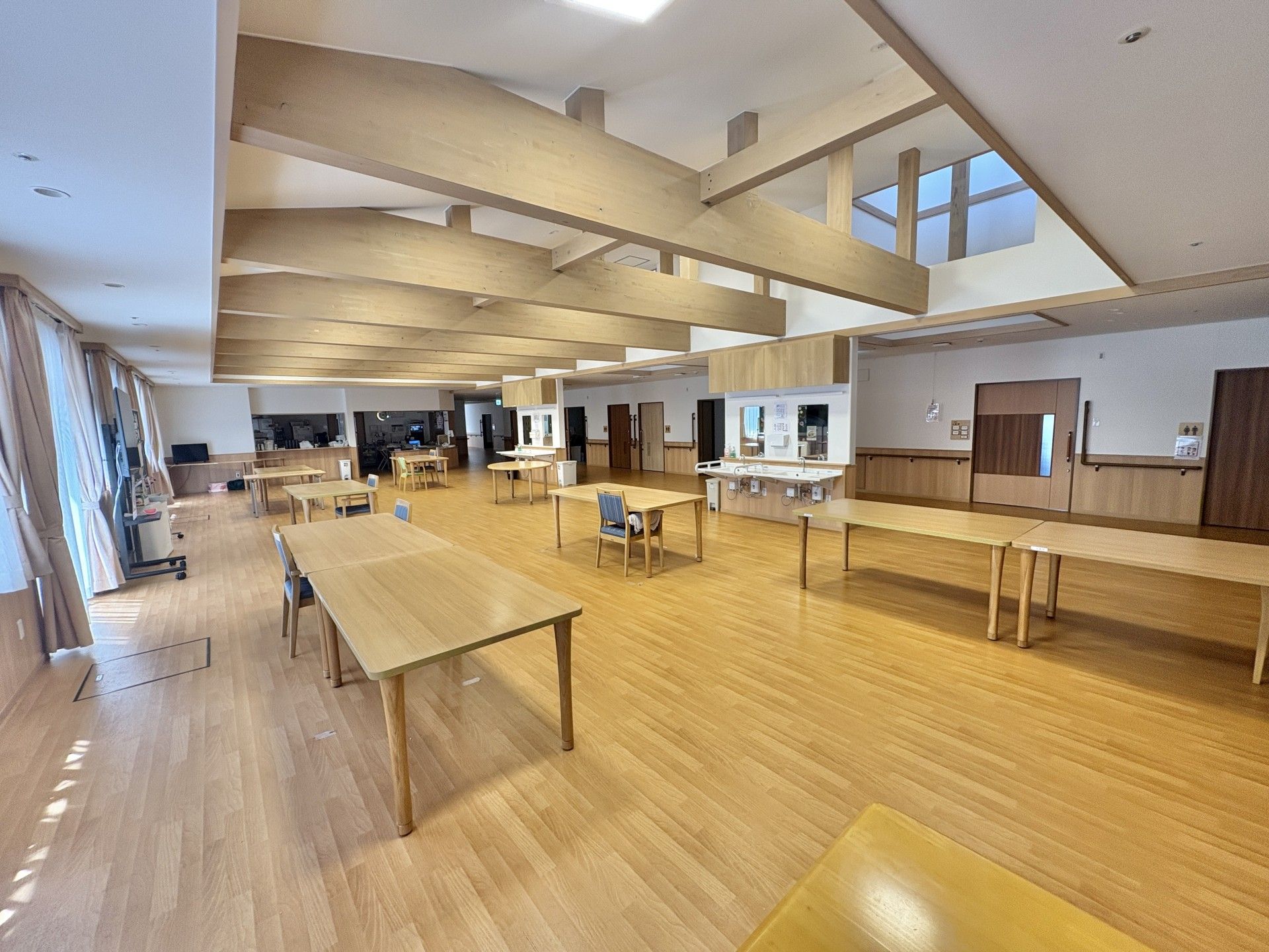 広々とした共有スペース