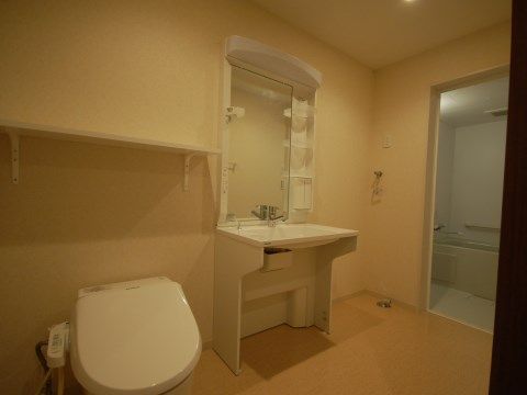 快適な居室の洗面トイレ