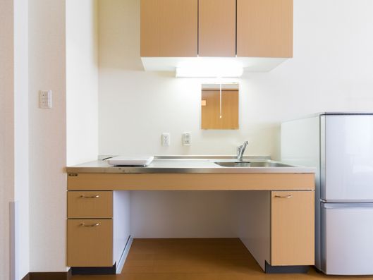 部屋のキッチン