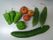 新鮮な野菜の並び