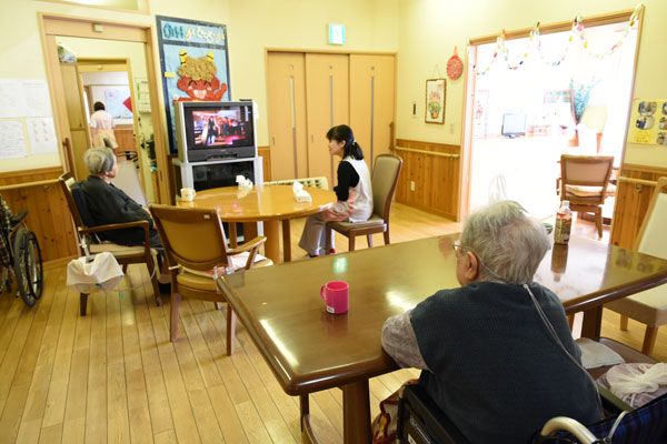 共有スペースでのひととき