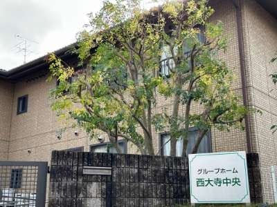 緑豊かな建物の外観