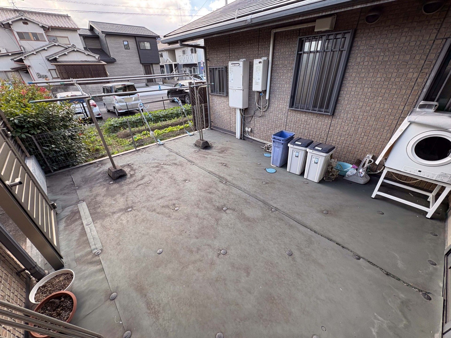 広い屋外スペース