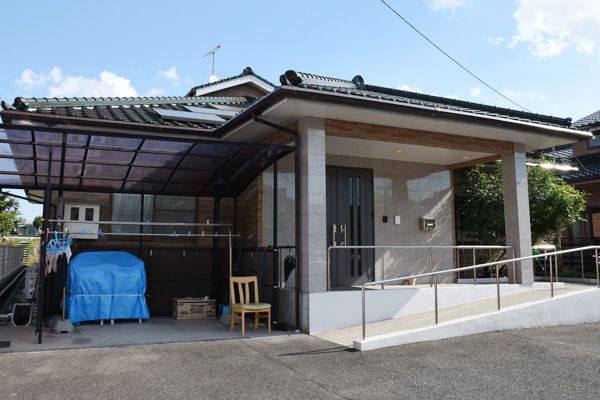 バリアフリーの玄関