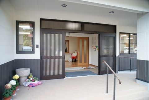 スロープ付き玄関