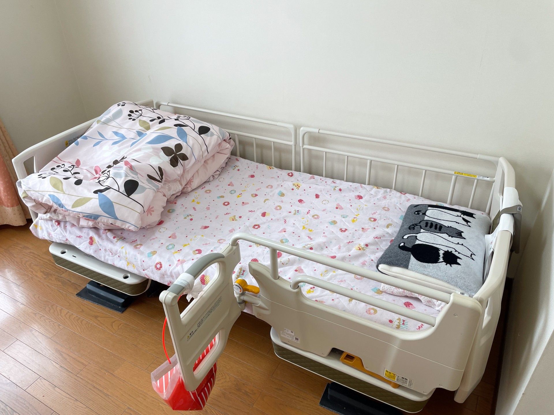 快適なベッドの部屋