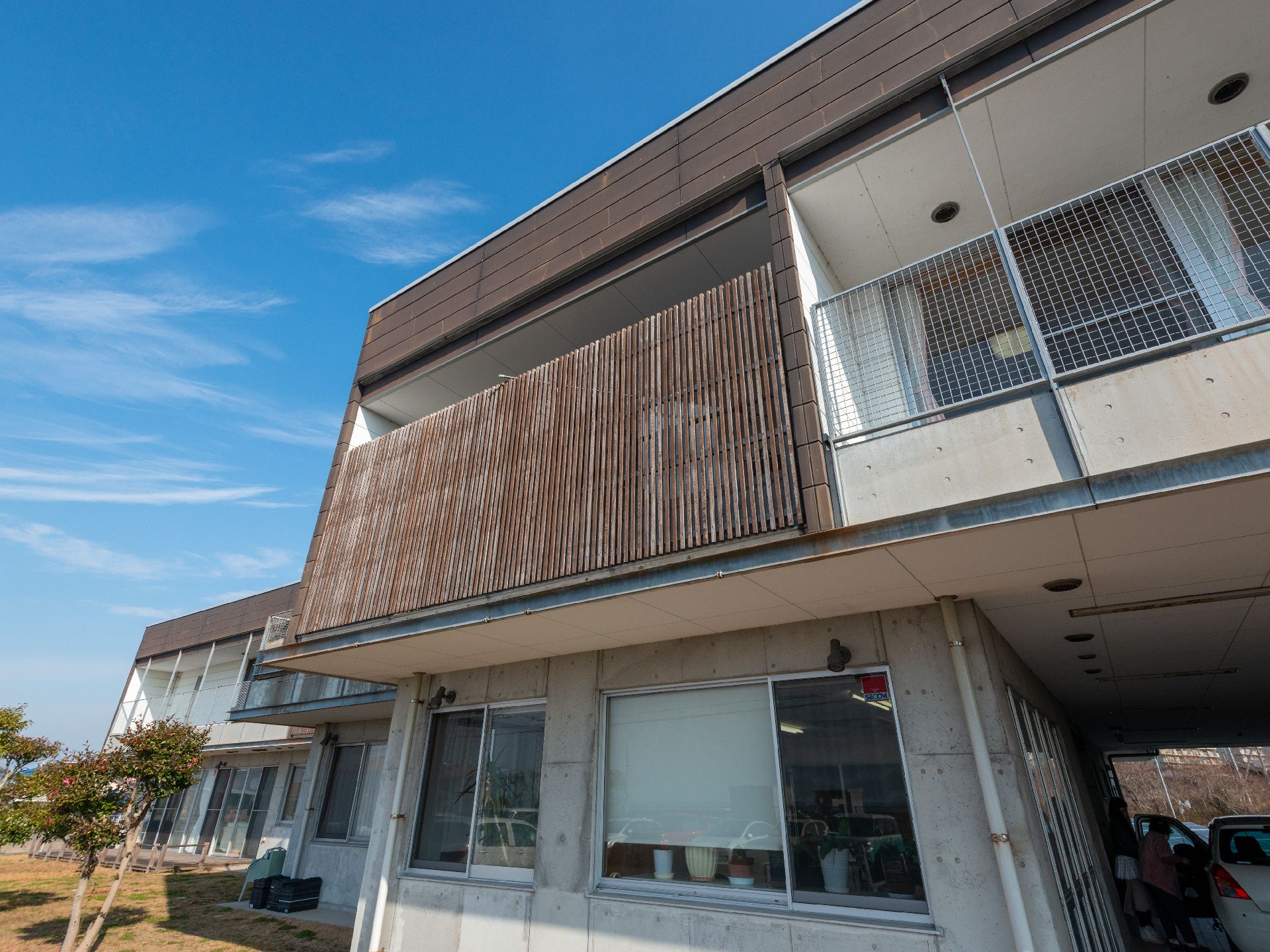 ２階建ての全室個室の施設