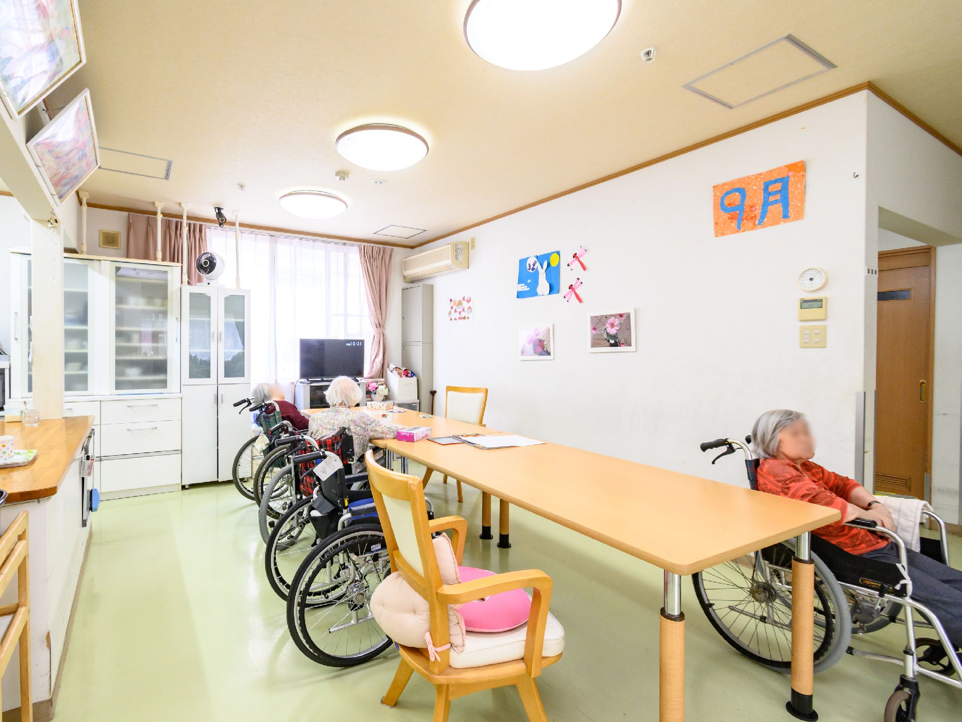 家具配置にゆとりをもたせたリビング