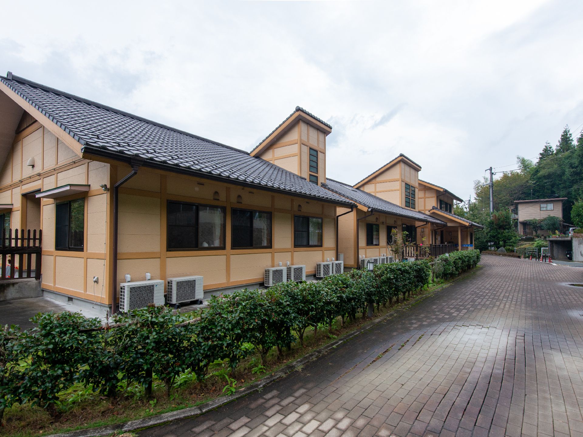自然豊かな施設