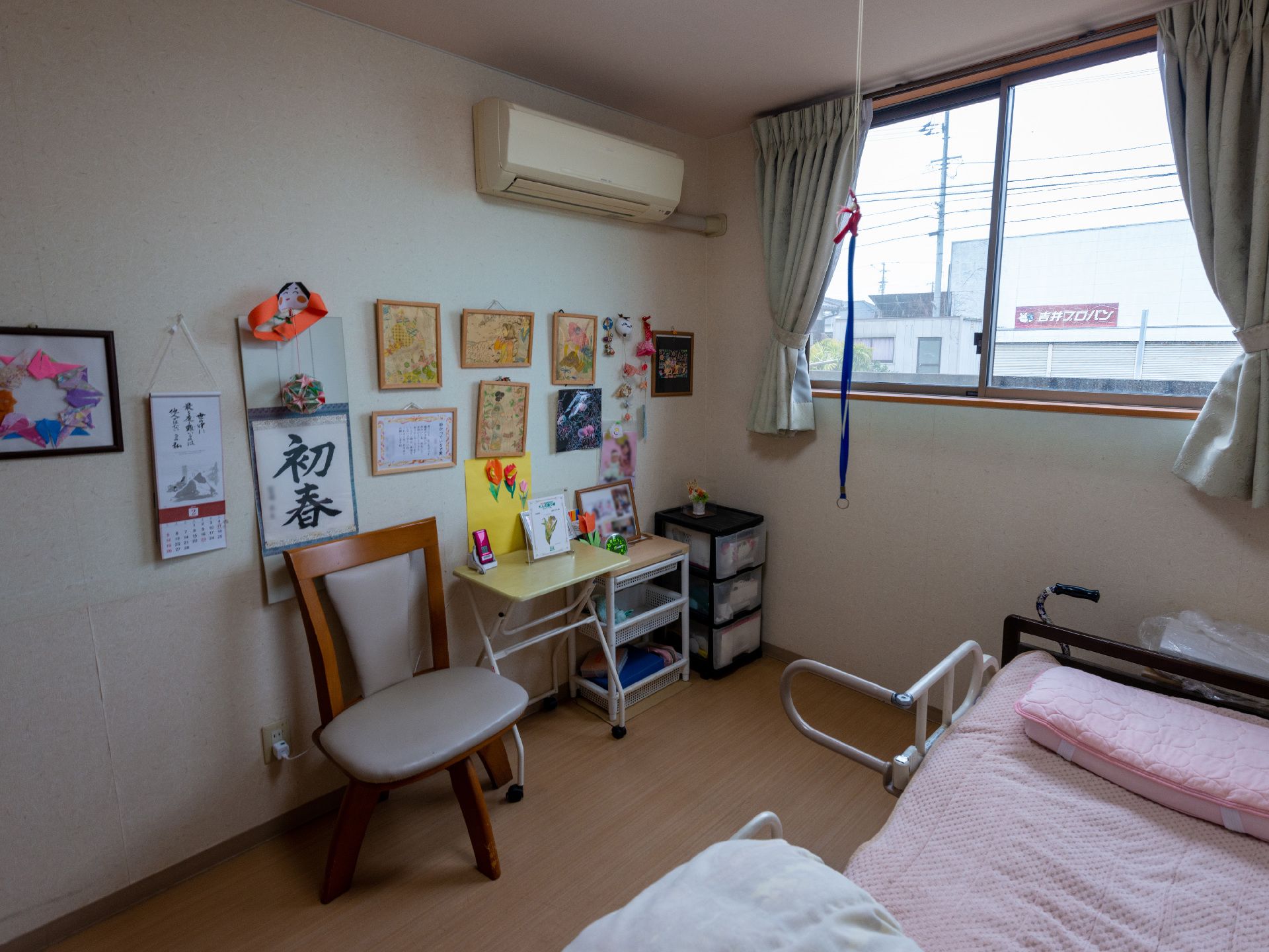 エアコンを完備した居室